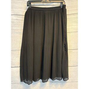 Jaclyn Smith Collection Black Pleated Skirt XL